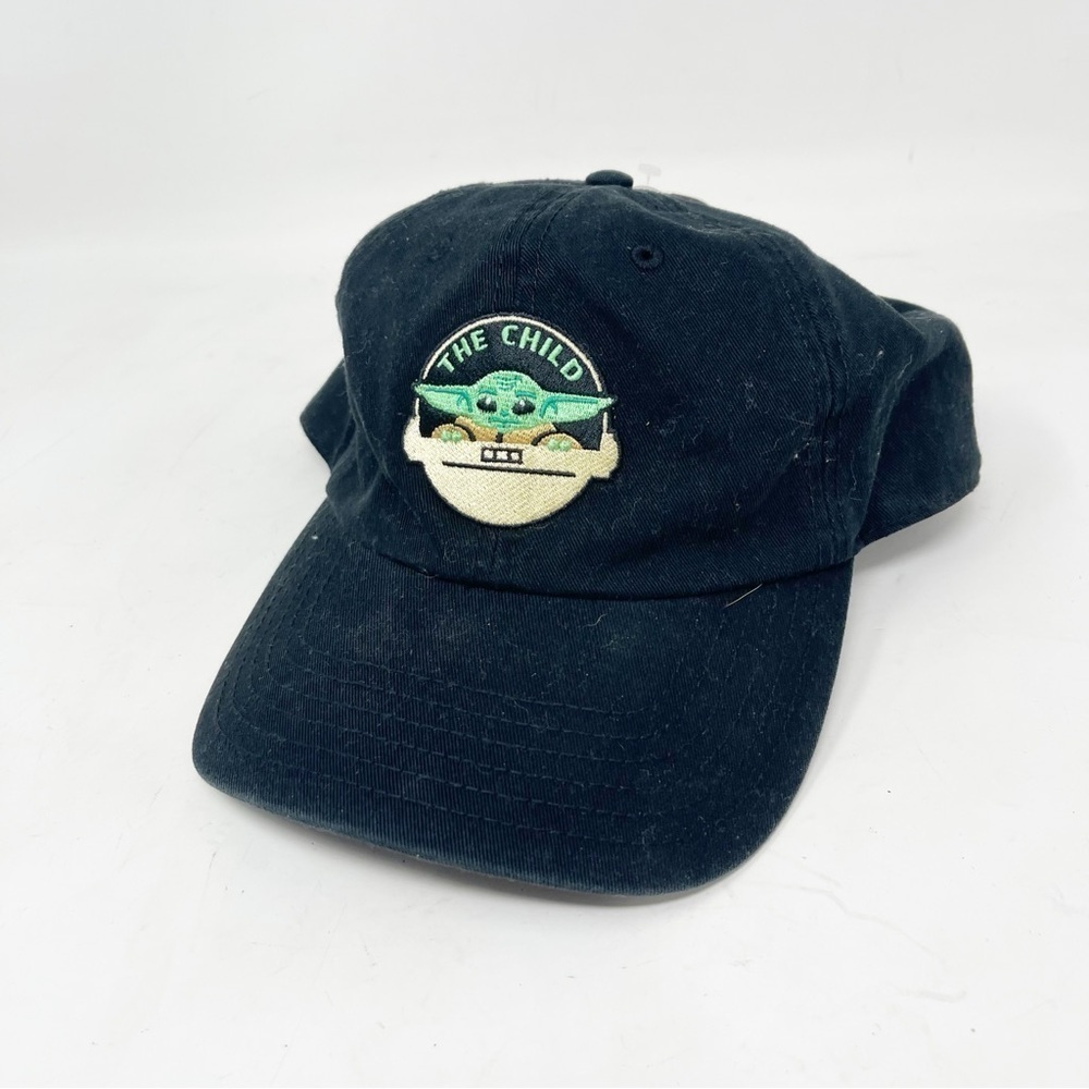 Disney Star Wars Mandalorian Baby Yoda The Child Grogu Hat Baseball Cap Black